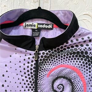 Jamie Sadock Lavender and Black Spiral Jacket